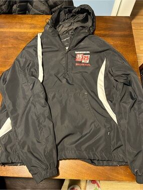 Honda Anniversary Black Windbreaker Jacket